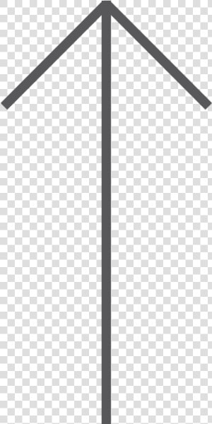 Thin Arrow Going Up  HD Png Download