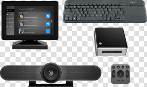 Logitech Meetup Kits With Intel Nuc   Logitech Meetup Video Conferencing Kit  HD Png Download