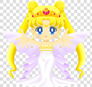 Sailor Moon Png   Chibi Neo Queen Serenity  Transparent Png