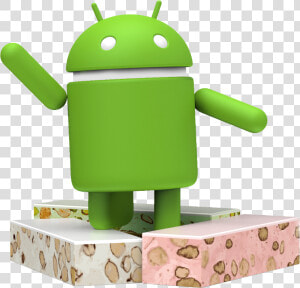 Android Nougat Logo Png  Transparent Png