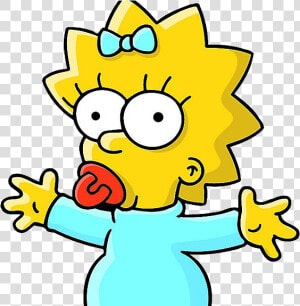 Maggie Simpson Png  Transparent Png