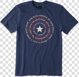 Men S God Bless America Crusher Tee   Active Shirt  HD Png Download
