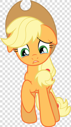 Sad Applejack By Stabzor d5oxg8d   My Little Pony Applejack Sad  HD Png Download