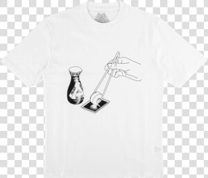 Palace Chopsticks T shirt   Supreme Heaven And Earth  HD Png Download