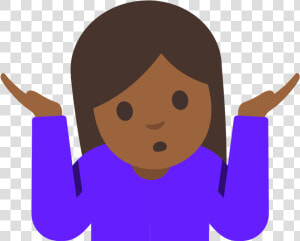 Transparent Shrug Emoji Png  Png Download