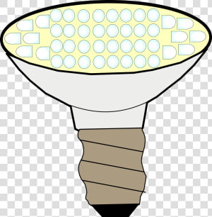 Led Lightbulb Clip Arts   Led Lights Clip Art  HD Png Download