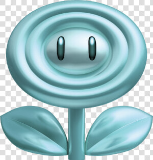 Silver Flower Artwork   Mario Power Ups Flowers  HD Png Download