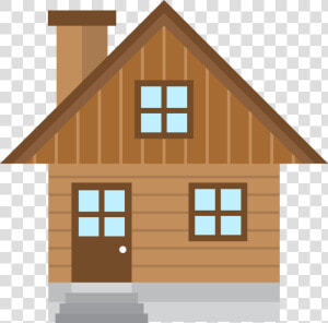 Home House Log Cabin   Straw House 3 Little Pigs  HD Png Download