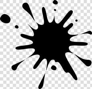 Dab  Color Spot  Logo  Art  Splash  Spot   Spot Clipart Black And White  HD Png Download