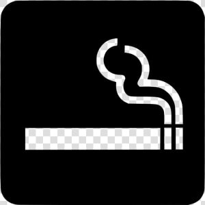 Smoking Area Sign Blue  HD Png Download