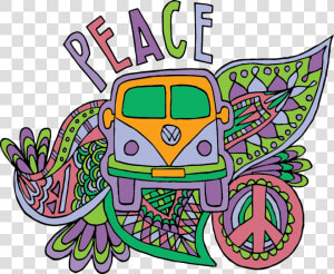 Transparent Hippie Clipart Free   Hippie Png  Png Download