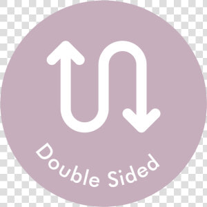 Double Sided Purple   Sign  HD Png Download
