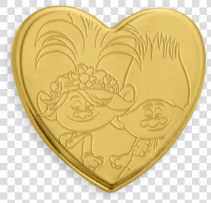 Trolls World Tour Pin   Heart  HD Png Download