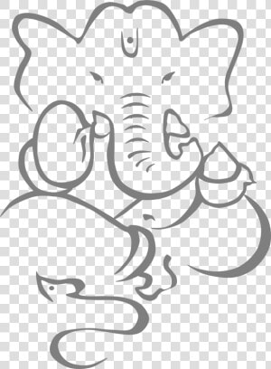 Freeclipart Ganesh   Lord Ganesha Sketch Drawing  HD Png Download