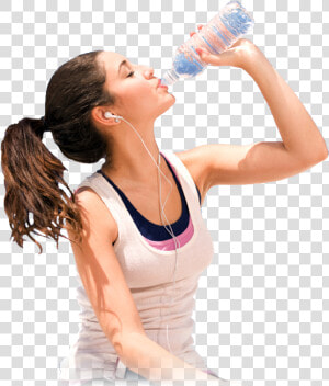 Being In Good Shape   Girl Drink Water Png  Transparent Png
