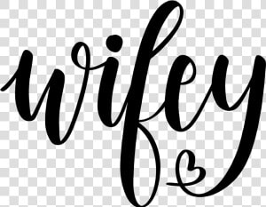 Silhouette Design Store   Wifey Stickers  HD Png Download
