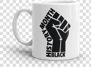 Black History Month Mug   Black Power Fist  HD Png Download