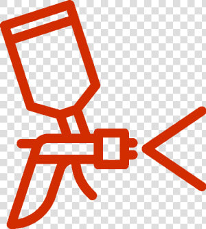 Pistola De Pintar Vector Clipart   Png Download   Car Paint Icon Png  Transparent Png