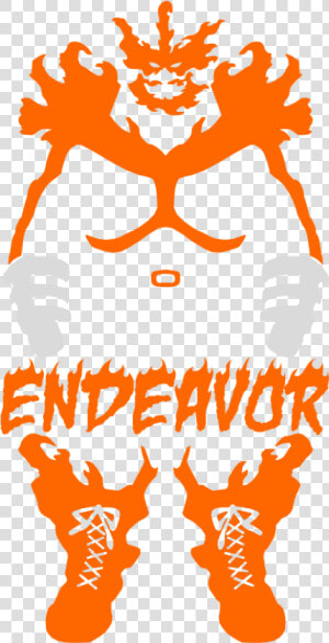 My Hero Academia Minimalistic   Png Download   Endeavor My Hero Academia Art  Transparent Png