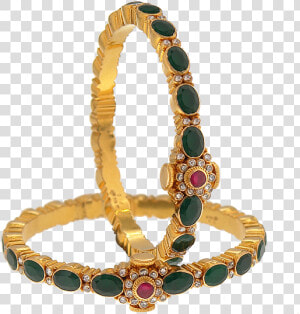 Latest Antique Gold Bangles  HD Png Download