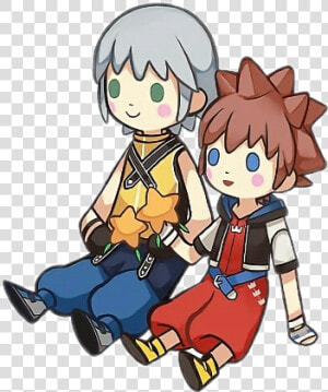  soriku  sora  riku  kingdomhearts  HD Png Download