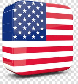 Glossy Square Icon 3d   Usa Flag Icon 3d  HD Png Download