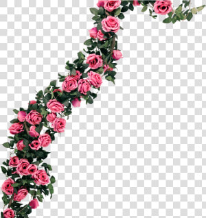 Artificial Flower Vine Rose Flower Rattan Vine Wedding   Vines With Flowers Png  Transparent Png