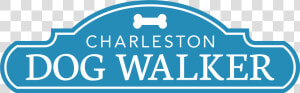 Charleston Dog Walker Logo   Graphic Design  HD Png Download