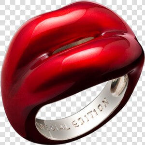 Lulu Guinness Lips Ring  HD Png Download