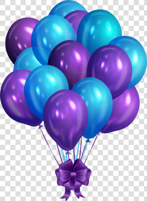 Blue Purple Bunch Of Balloons Clip Art Png Image   Red And Blue Balloons Png  Transparent Png