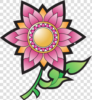 Drawing Flower Black And White Clip Art   Clipart Black And White Flowers  HD Png Download