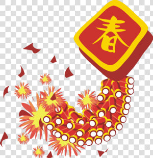 Cracker Clipart Cny   Firecracker Cny  HD Png Download