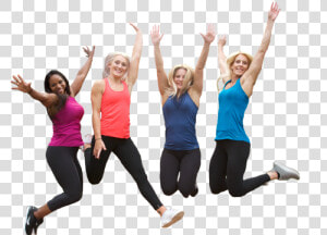 Jump cutout   Group Jumping  HD Png Download