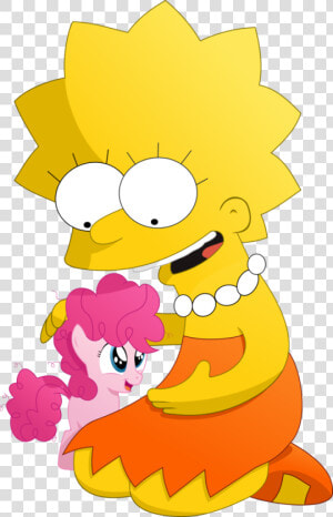 Kehrminator  Crossover  Filly  Lisa Simpson  Pinkie   Red Aesthetic Lisa Simpson  HD Png Download