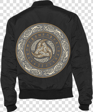 Viking Shield Men S Bomber Jacket   Emblem  HD Png Download