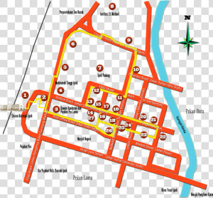 Ipoh Heritage Trail Map  HD Png Download