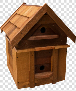 Larger Red Cedar Birdhouse   House  HD Png Download
