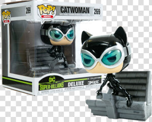 Catwoman On Rooftop Jim Lee Collection Deluxe Pop Vinyl   Catwoman Jim Lee Funko  HD Png Download