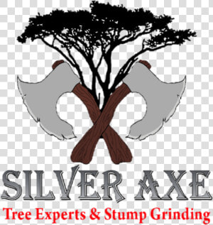 Silver Axe Tree Experts Logo   Tree  HD Png Download