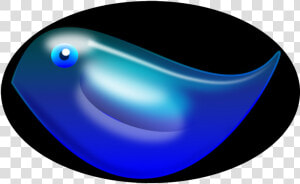 Blue electric Blue fish   Circle  HD Png Download