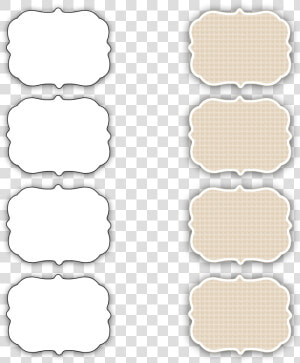 Blank Gift Tag Templates   Illustration  HD Png Download