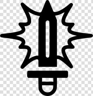 Illuminated Sword   Scalable Vector Graphics  HD Png Download