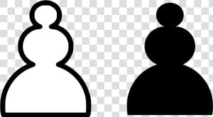2d Chess Pieces Pawn   Chess Pawn Clipart  HD Png Download
