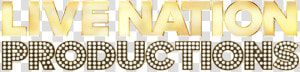 Live Nation Productions Logo  HD Png Download