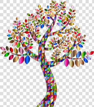 Plant tree trunk   Colorful Family Tree Clipart  HD Png Download