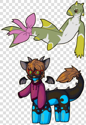 Fantasy Creatures By Kaiathedragon13 On Clipart Library   Cartoon  HD Png Download