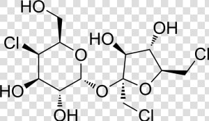 File   Sucralose2   Molecular Structure Of Sucralose  HD Png Download