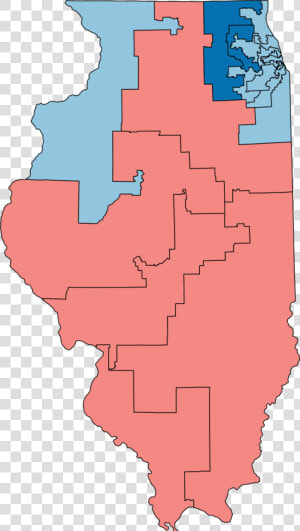 Illinois Map Blue  HD Png Download