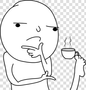 Thumb Image   Thinking Meme Png  Transparent Png