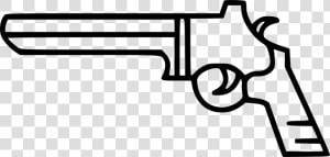Bullet Gun Handgun Pistol Shot Suicide Target   Gun And Bullet Drawing  HD Png Download